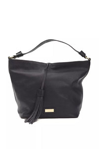 Thumbnail for Chic Gray Leather Shoulder Bag with Logo Detailing