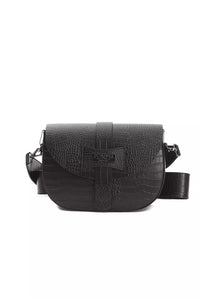Thumbnail for Elegant Croc-Effect Leather Crossbody Bag