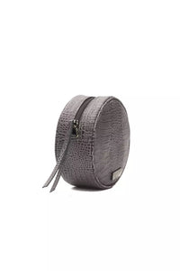 Thumbnail for Chic Gray Croc-Embossed Crossbody