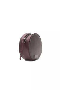Thumbnail for Chic Burgundy Oval Crossbody Bag