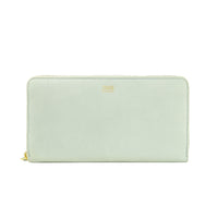 Thumbnail for Elegant Grey Calfskin Leather Purse