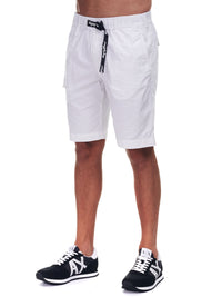 Thumbnail for Summertime Elegance White Cotton Shorts