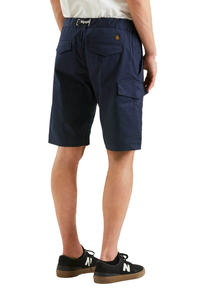 Thumbnail for Elegant Blue Cotton Blend Shorts