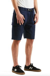 Thumbnail for Elegant Blue Cotton Blend Shorts