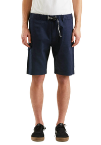 Thumbnail for Elegant Blue Cotton Blend Shorts