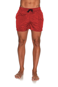 Thumbnail for Elegant Pink Nylon Men's Swim Shorts