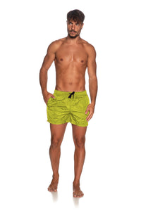 Thumbnail for Vibrant Yellow Men's Swim Shorts