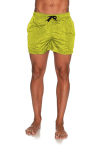 Thumbnail for Vibrant Yellow Men's Swim Shorts