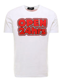 Thumbnail for Elevated White Cotton Roundneck T-Shirt