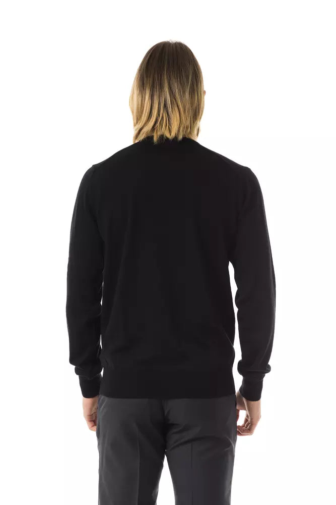 Embroidered Extrafine Merino Wool Sweater