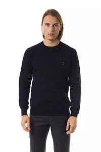 Thumbnail for Elegant Embroidered Crew Neck Wool Sweater