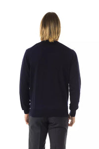 Thumbnail for Elegant Embroidered Crew Neck Wool Sweater