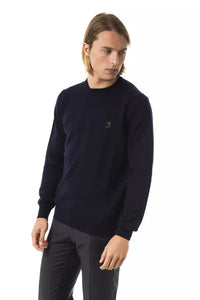Thumbnail for Elegant Embroidered Crew Neck Wool Sweater