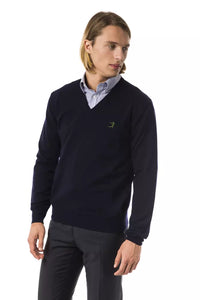 Thumbnail for Elegant V-Neck Merino Wool Sweater