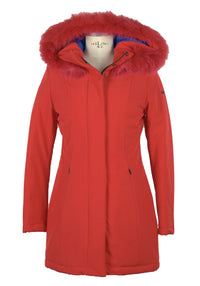 Thumbnail for Elegant Winter Warmth Soft-Shell Parka