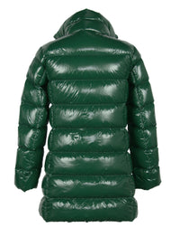 Thumbnail for Elegant Shine Long Down Jacket - Stay Warm & Chic