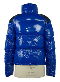 Thumbnail for Chic Blue Down Jacket with Eco-Friendly Flair