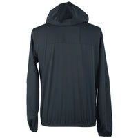 Thumbnail for Sleek Hooded Full Zip Jacket in Black