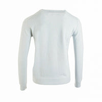 Thumbnail for Elegant Light Blue Cashmere Crewneck Sweater