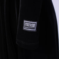 Thumbnail for Velvet Cut-Out Asymmetric Black Dress