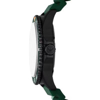 Thumbnail for Sleek Diver Timepiece with Green Silicone Band