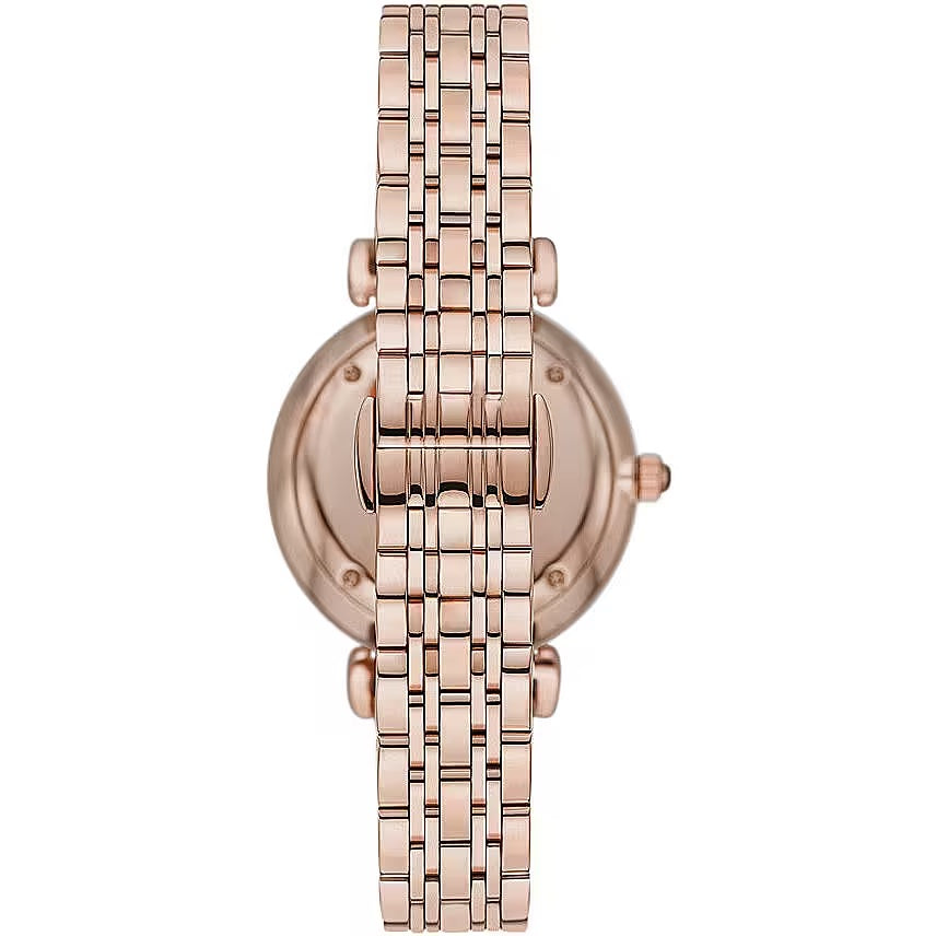 Sleek Bronze Steel Quartz Ladies Watch