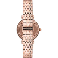 Thumbnail for Elegant Pink Bronze Timepiece with Crystals